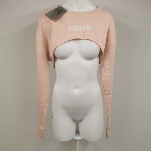 Gymshark Super Cropped Sweater Blush Nude